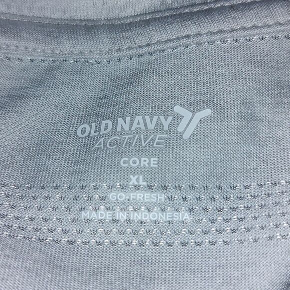 Old Navy Active Core go Fresh  light gray polo shirt  Sz XL - Picture 5 of 5